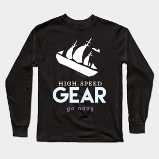 Go Navy High Speed Gear Womens and Kids Pink Long Sleeve T-Shirt